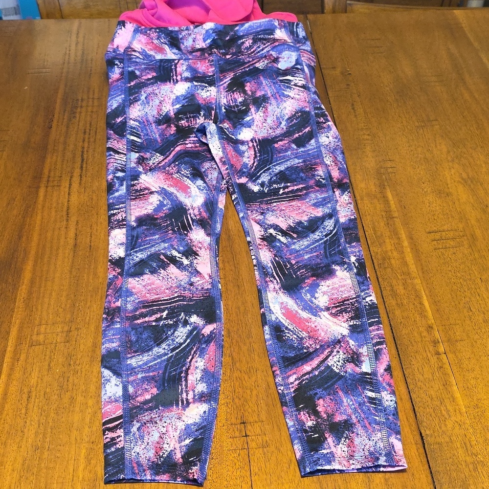 Colorful Artistic Kids Leggings - Picture 10 of 15